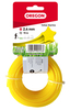 Yellow Star Strimmer Line, 2.4mm, 15m Hanger