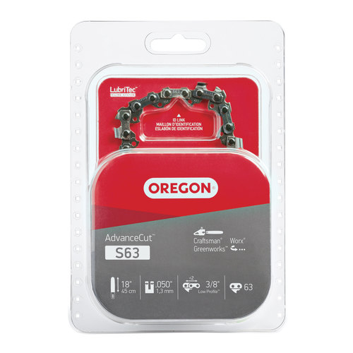 Oregon S63 AdvanceCut Saw Chain for 18 in. Bar 63 Drive Links